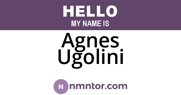 Agnes Ugolini