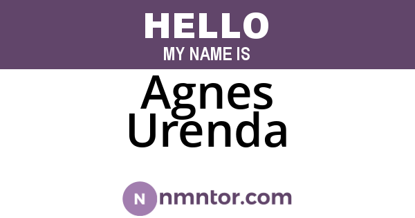Agnes Urenda