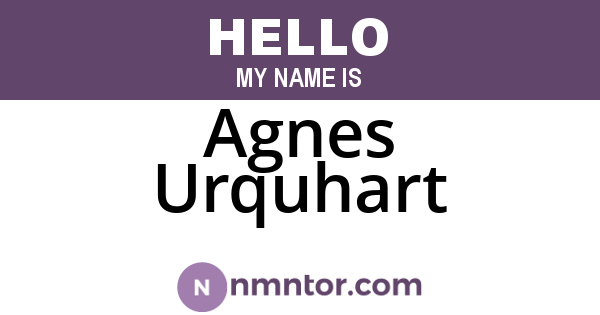 Agnes Urquhart