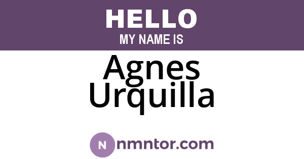 Agnes Urquilla