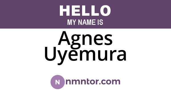 Agnes Uyemura