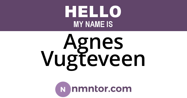 Agnes Vugteveen