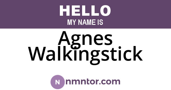 Agnes Walkingstick