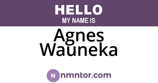 Agnes Wauneka