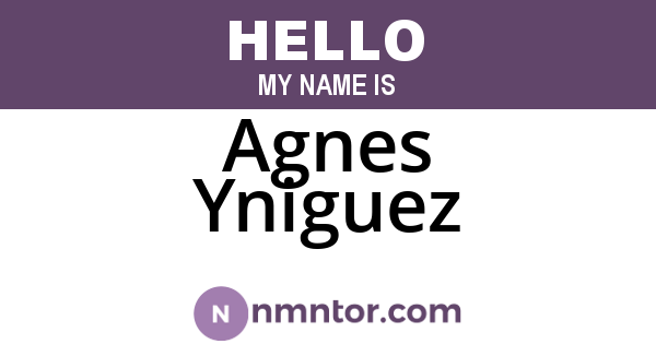 Agnes Yniguez
