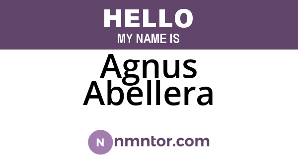 Agnus Abellera