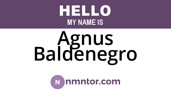 Agnus Baldenegro
