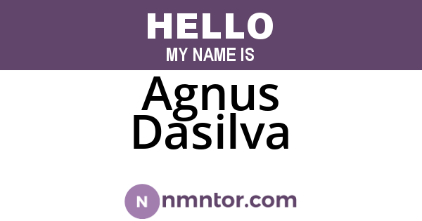 Agnus Dasilva