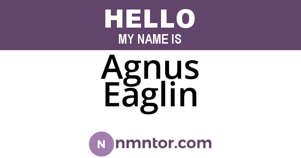 Agnus Eaglin
