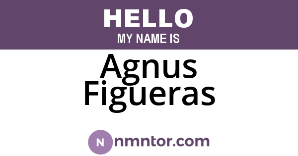 Agnus Figueras