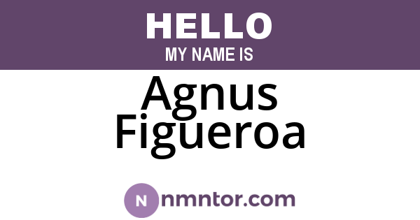 Agnus Figueroa