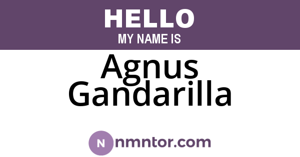 Agnus Gandarilla