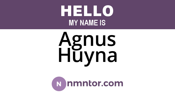 Agnus Huyna