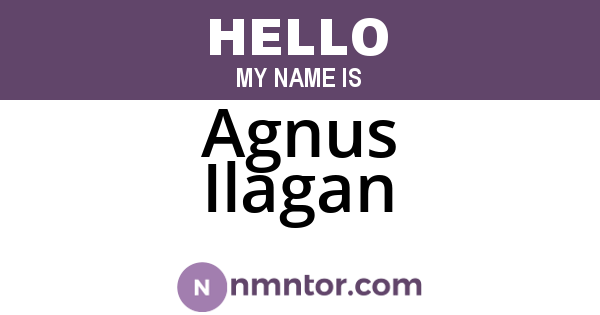 Agnus Ilagan
