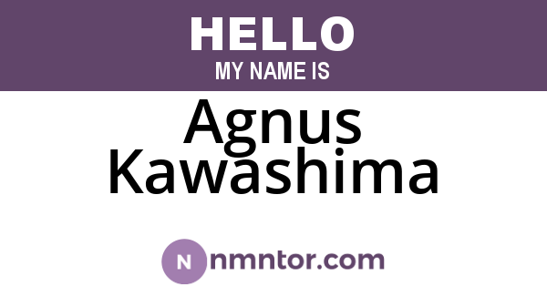 Agnus Kawashima