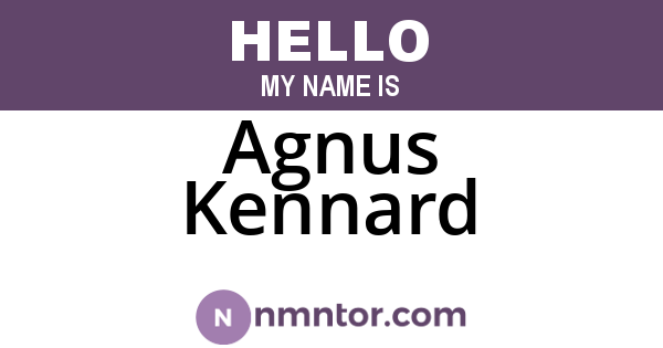Agnus Kennard