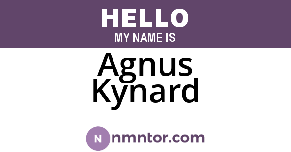 Agnus Kynard