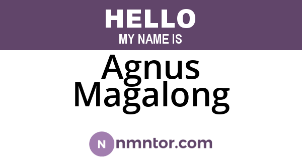 Agnus Magalong