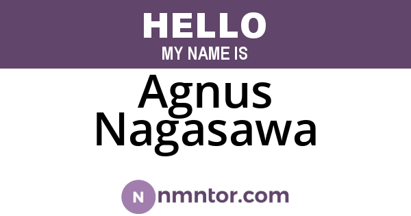Agnus Nagasawa