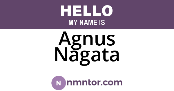 Agnus Nagata