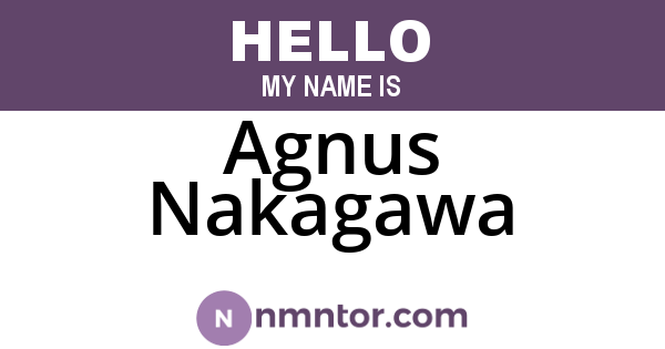 Agnus Nakagawa
