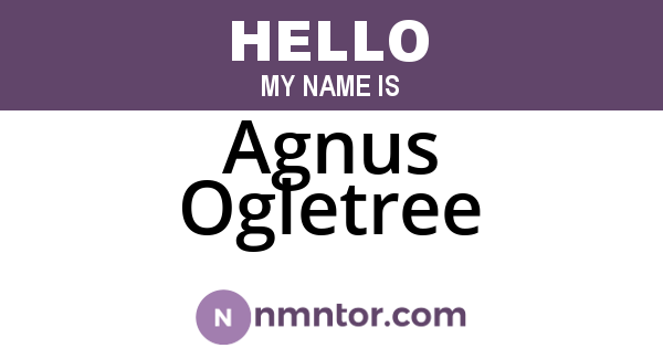 Agnus Ogletree