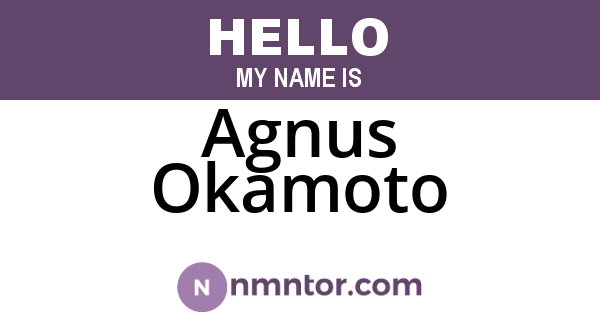 Agnus Okamoto