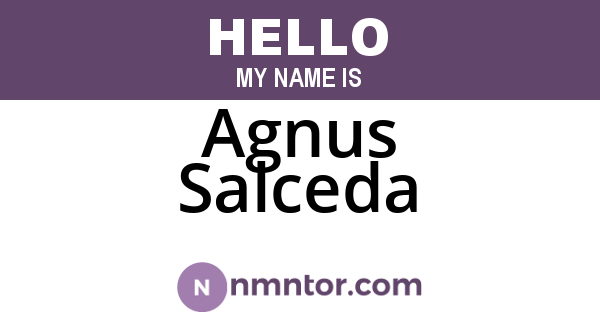 Agnus Salceda