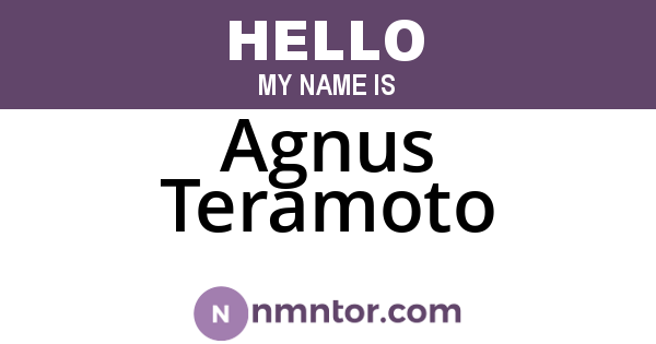 Agnus Teramoto