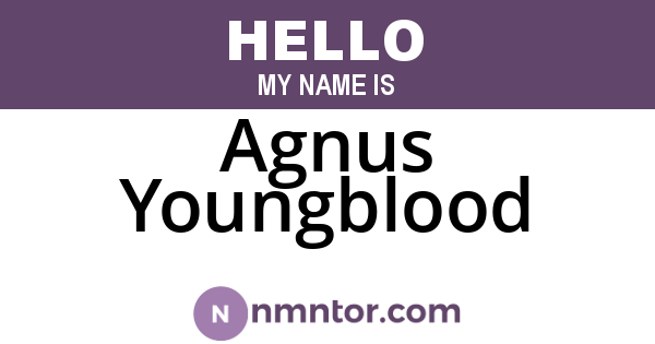 Agnus Youngblood