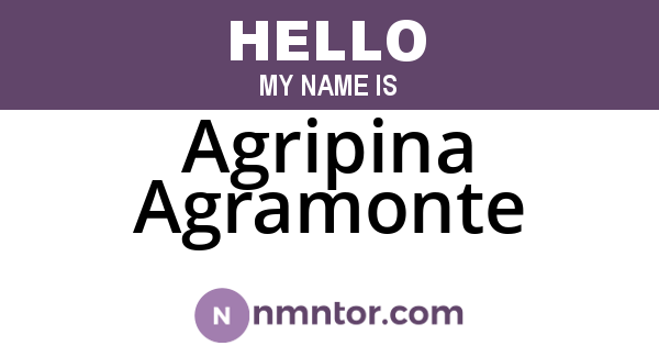 Agripina Agramonte