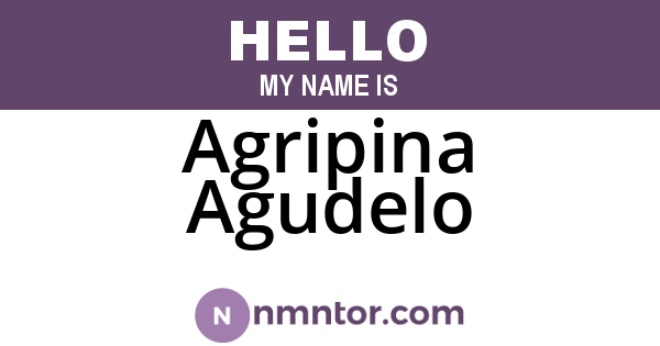 Agripina Agudelo
