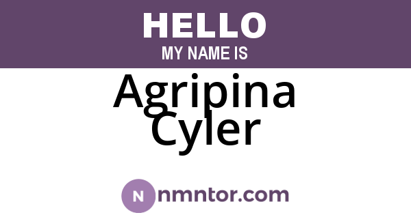 Agripina Cyler