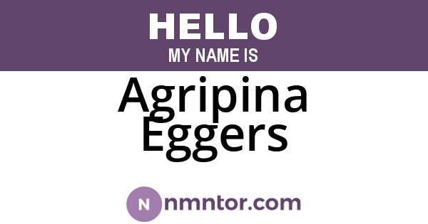 Agripina Eggers