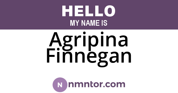 Agripina Finnegan
