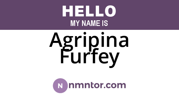 Agripina Furfey