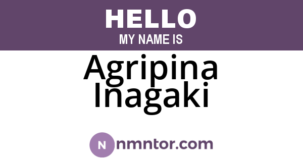Agripina Inagaki