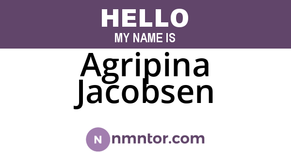 Agripina Jacobsen
