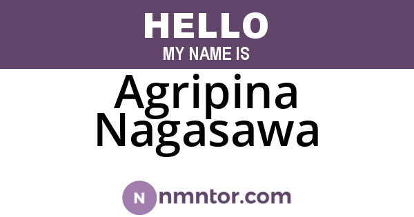 Agripina Nagasawa