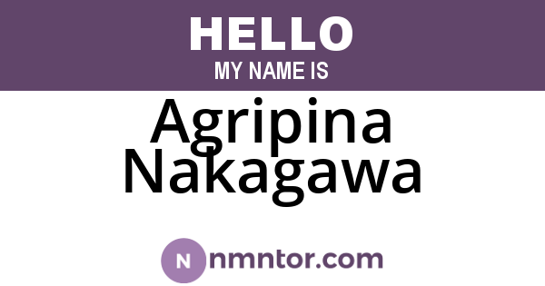 Agripina Nakagawa