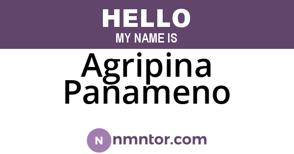 Agripina Panameno