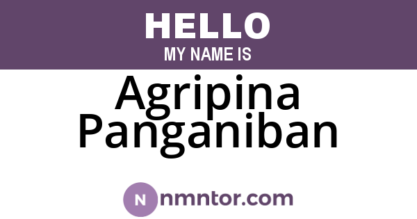 Agripina Panganiban