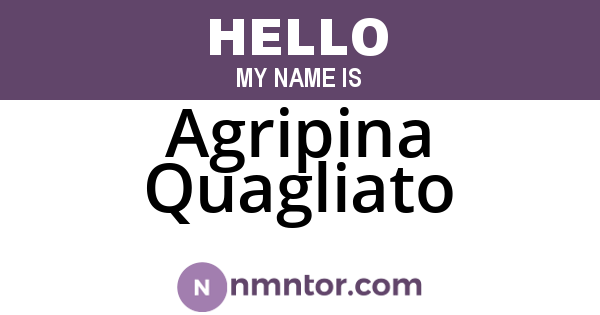 Agripina Quagliato