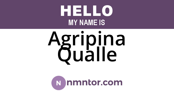 Agripina Qualle