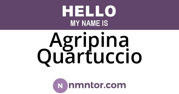 Agripina Quartuccio
