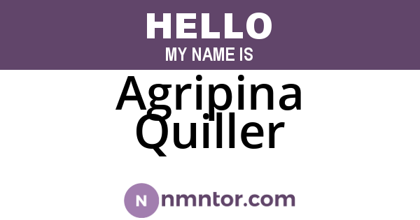 Agripina Quiller