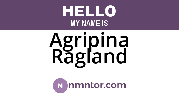 Agripina Ragland