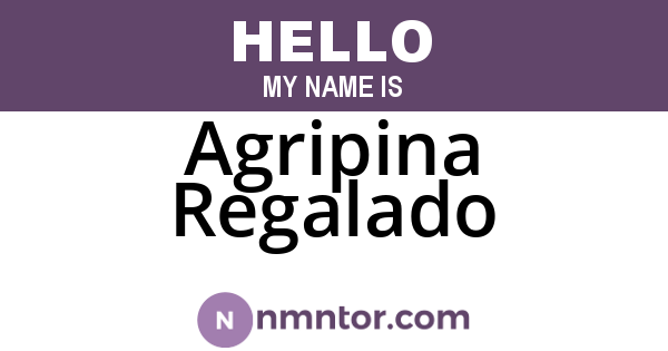 Agripina Regalado