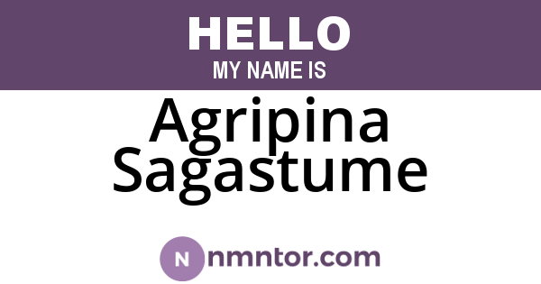 Agripina Sagastume