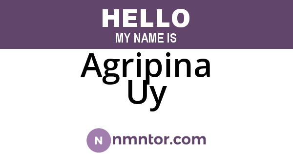 Agripina Uy